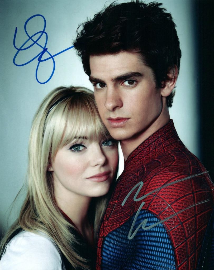 Andrew Garfield Emma Stone 8×10 autographed Photo signed Picture amazing and COA