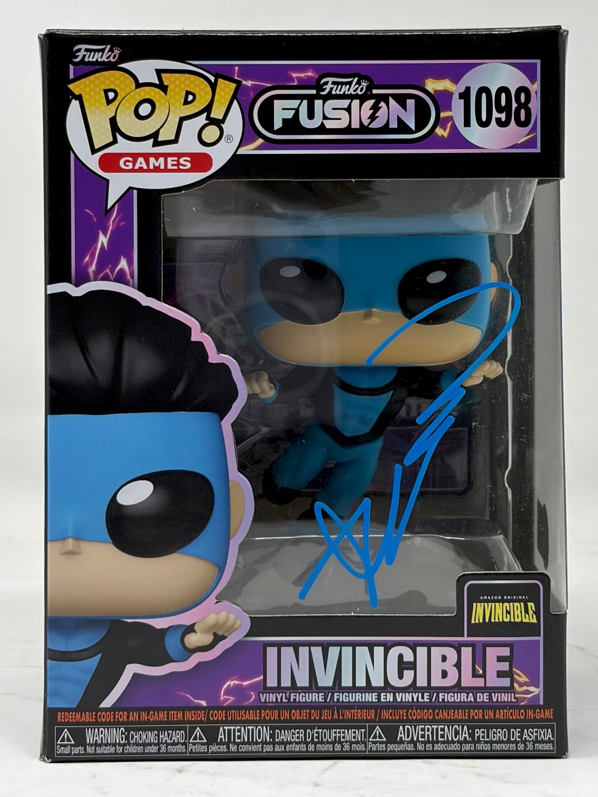 Robert Kirkman Invincible Signed Autograph Invincible Funko Pop 1098 Beckett COA