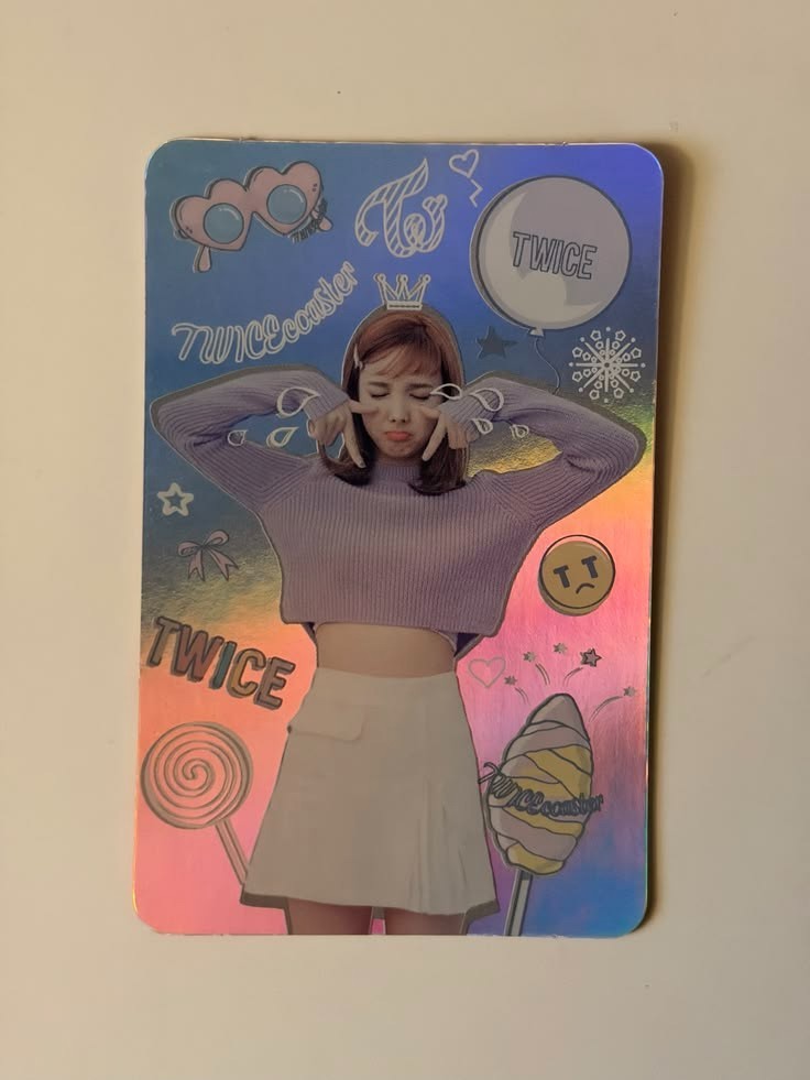 TWICE Twicecoaster Lane 1 Hologram ver. Official Album Photocards [USA ONLY]