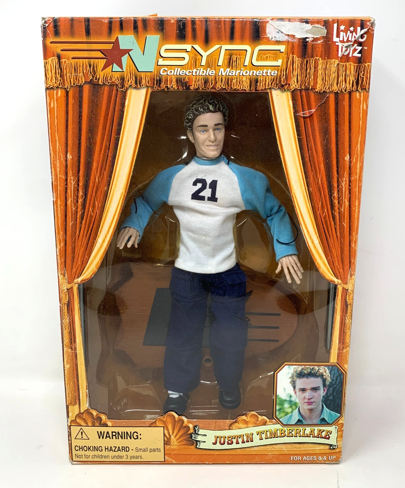 Living Toyz Justin Timberlake NSYNC Collectible Marionette Doll Figure