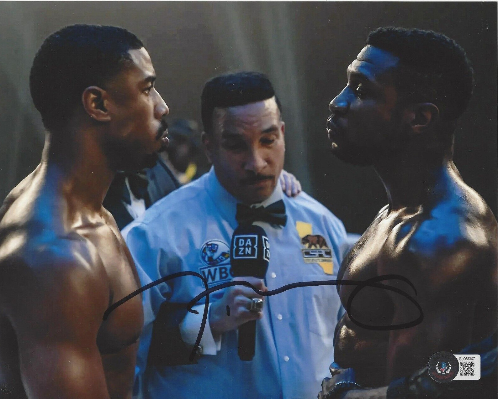 JONATHAN MAJORS SIGNED ‘CREED 3’ 8×10 MOVIE PHOTO ACTOR III BECKETT BAS COA
