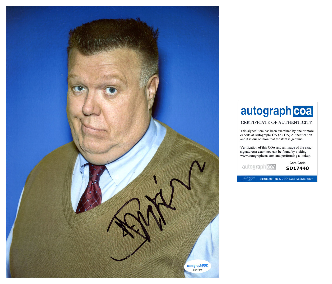* JOEL MCKINNON MILLER * signed 8×10 photo * BROOKLYN NINE-NINE * ACOA *