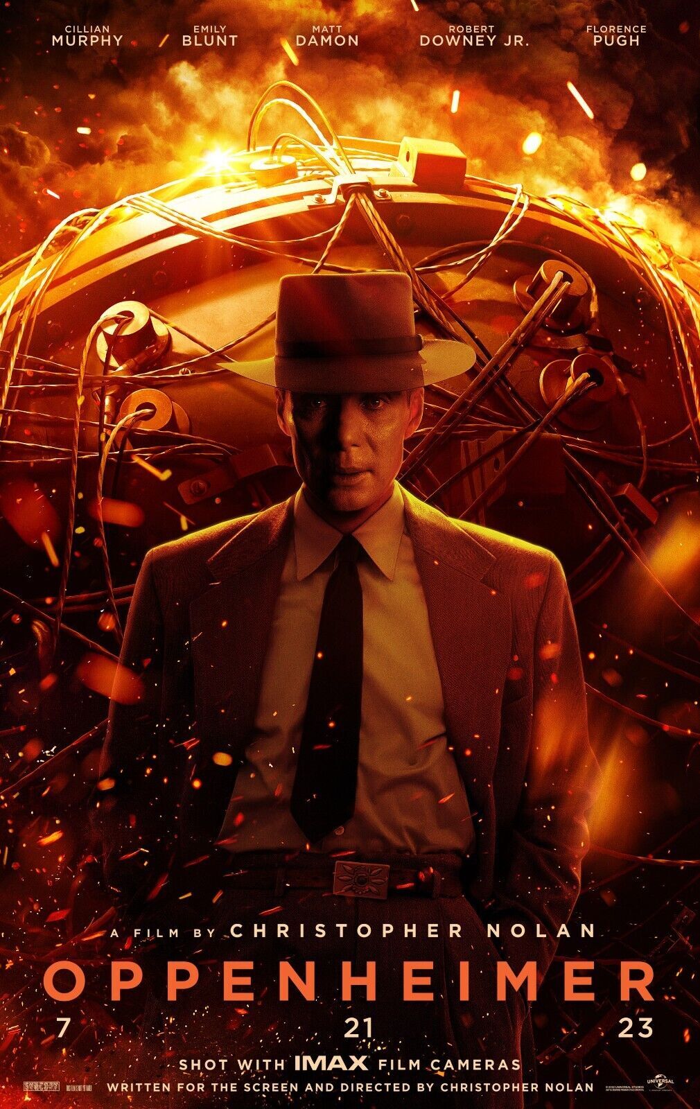 Oppenheimer (2023) Movie Poster Premium Gloss Christopher Nolan