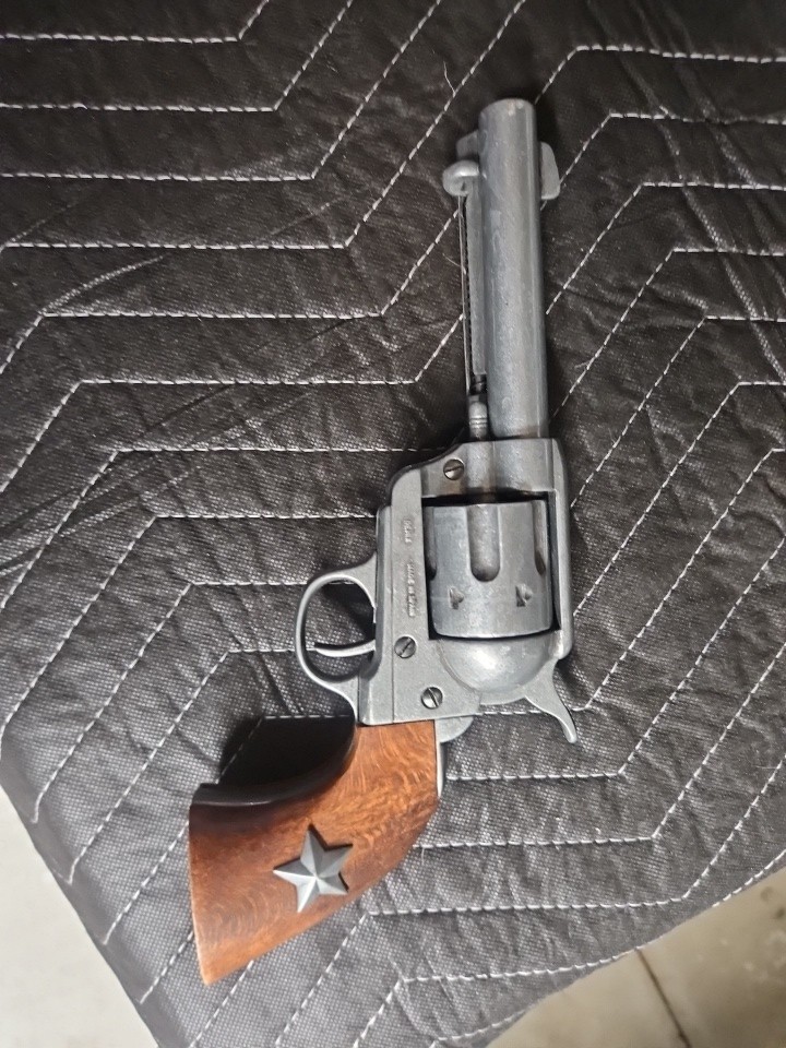 Denix M1873 Peacemaker Old West Non-Firing Revolver Replica Gray Finish