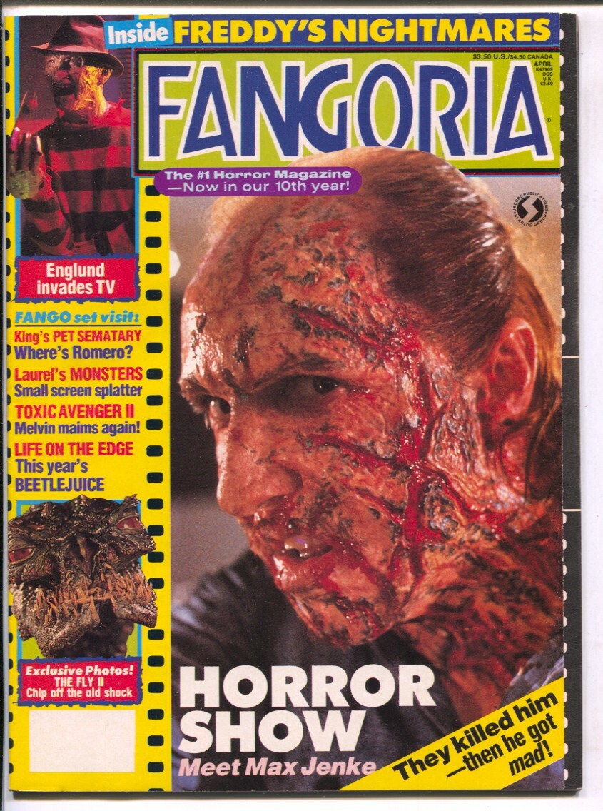 Fangoria #81 1989–Freddy-Deep Star Six-star pix-movie info-Toxic Avenger-VF