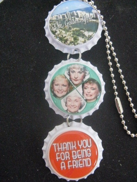 Classic Favorite TV Show Inside R/View Mirror ~ The Golden Girls ~ **Gift Idea