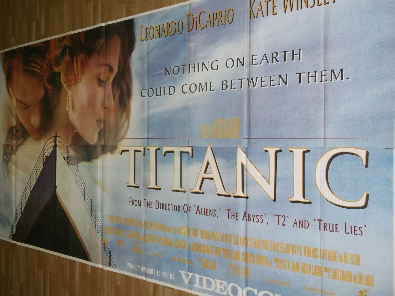 TITANIC reprint ENGLISH Orig Promo 6 SIX SHEET POSTER INDIA Ltd HUGE wow !