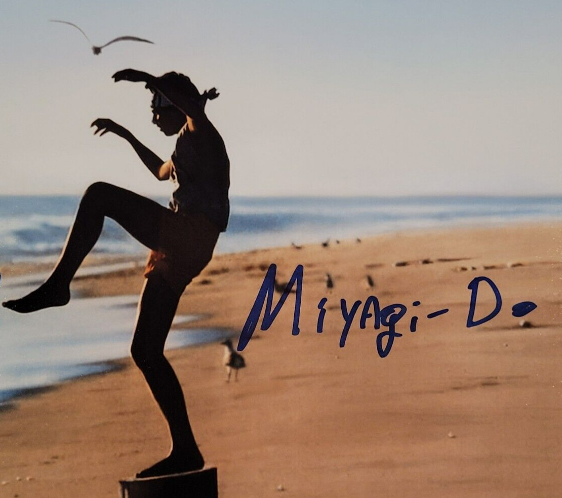 RALPH MACCHIO Signed Inscribed 11×14 Photo-THE KARATE KID-Beckett Authenticated