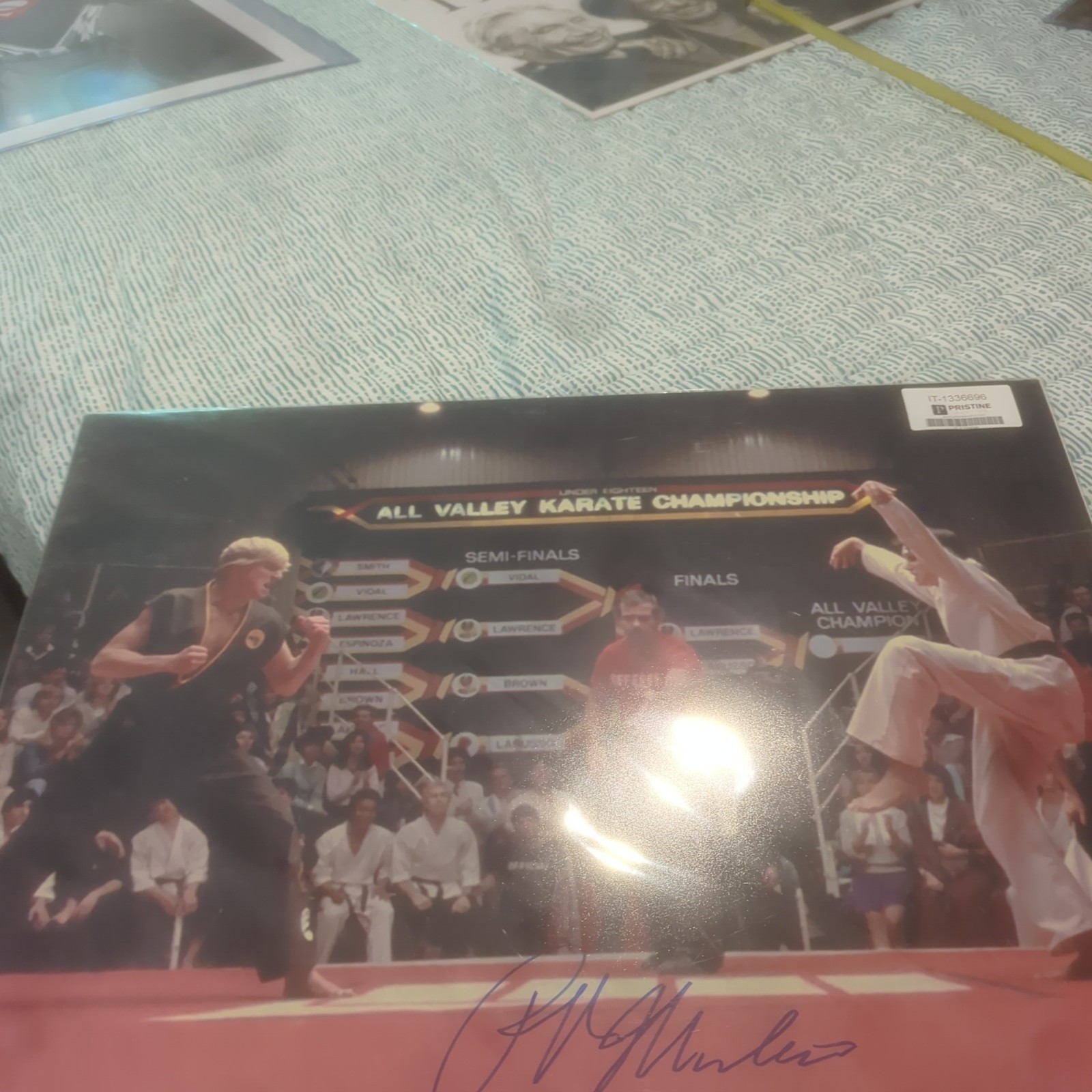 Karate Kid – RALPH MACCHIO Autographed 20×16 Poster Wall Art Movies COA