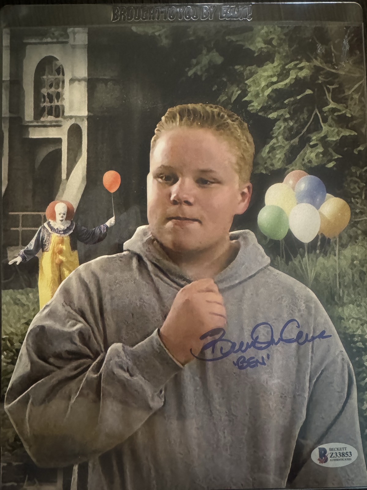 Autographed Brandon Crane “Ben” from Stephen Kings It COA from Beckett