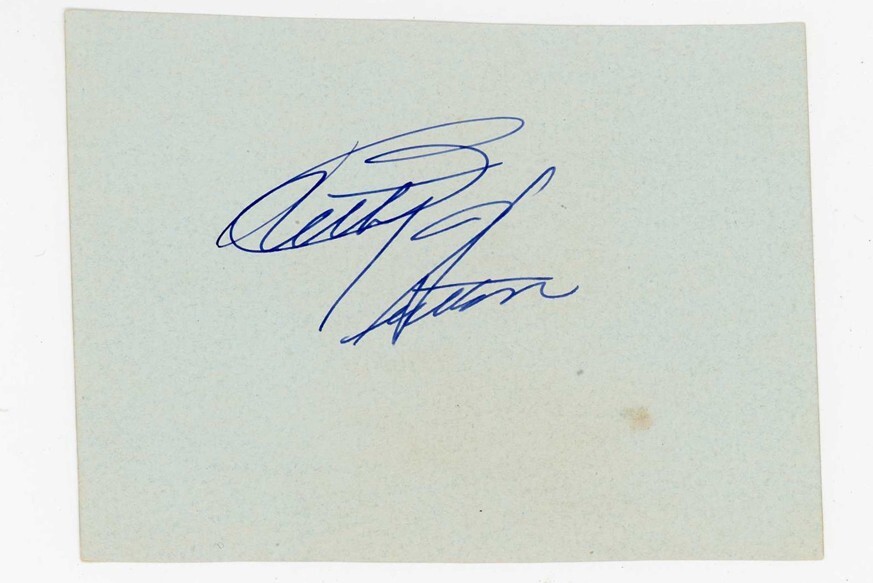 Betty Hutton signed original album page 1938 at MGM from Munchkin of Oz estate