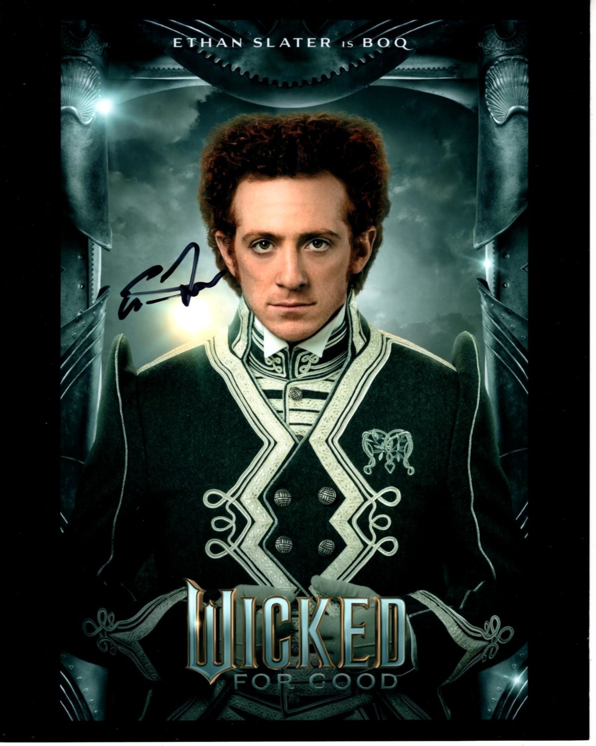 ETHAN SLATER Signed 8×10 WICKED FOR GOOD BOQ Photo w/ Hologram COA