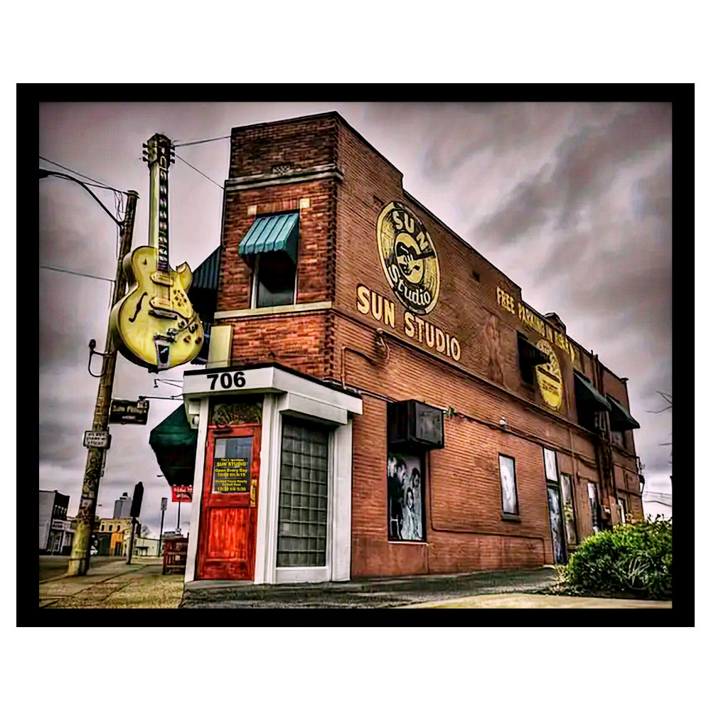 Sun Records Sticker Sign Records Elvis Recording Location Guitars 4 Sizes