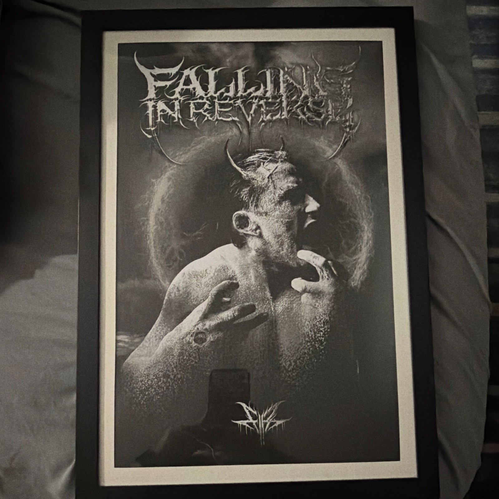 Falling In Reverse god is a weapon Poster w/ Black Frame 12×18 vip exclusive