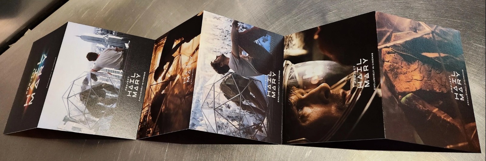Project Hail Mary Accordion Postcard Movie Official Korea Exclusive Limited PHM