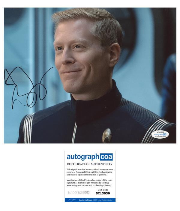 Anthony Rapp “Star Trek: Discovery” AUTOGRAPH Signed ‘Stamets’ 8×10 Photo C ACOA