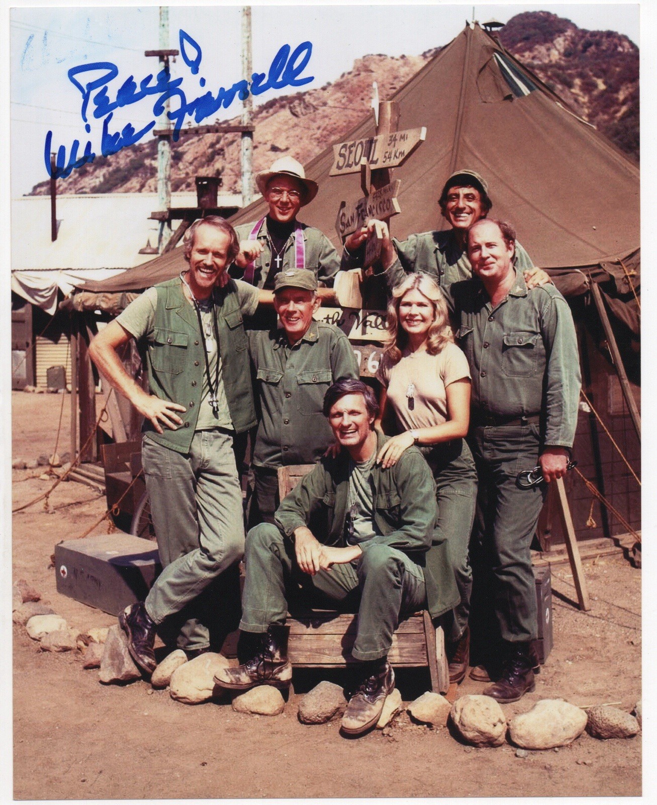 Mike Farrell signed autograph 8×10 Photo No COA Pass BAS PSA JSA MASH BJ *INR