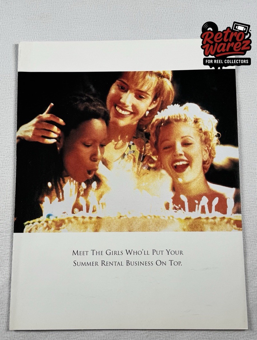 Boys On The Side 1995 VHS Movie Promo Press Kit Display Poster Drew Barrymore AD