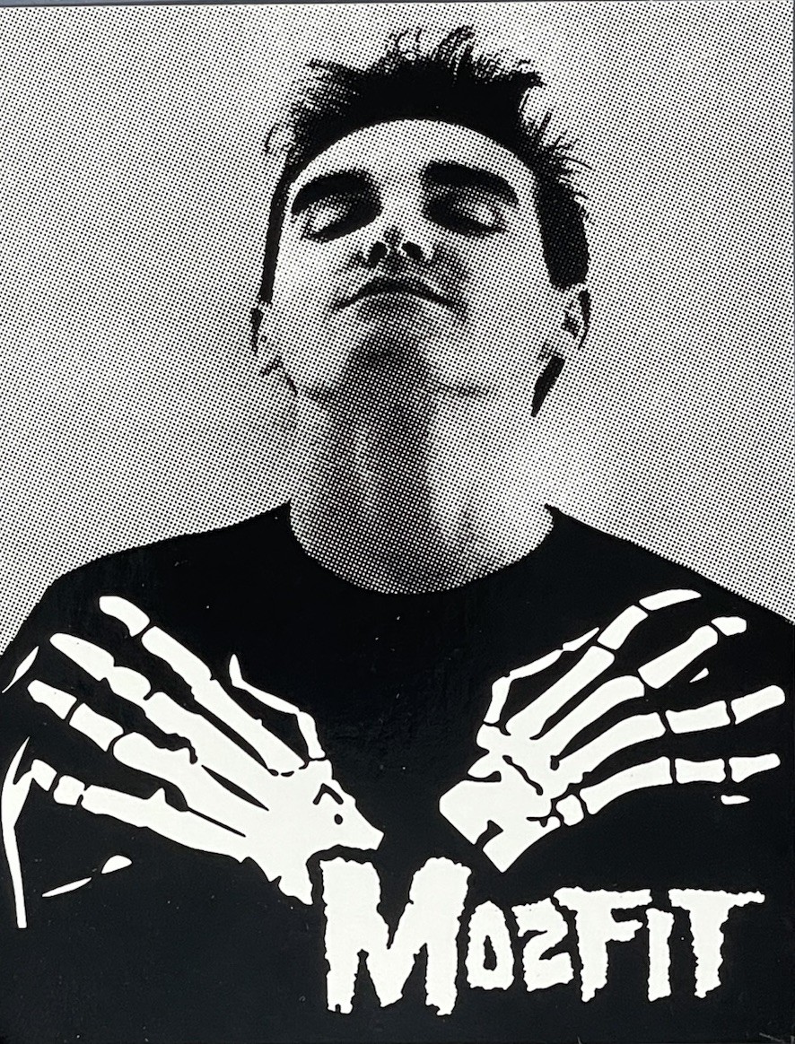 Morrissey Mozfits Misfits Sticker Decal Bootleg Smiths 4.25”x5.25” Bootleg