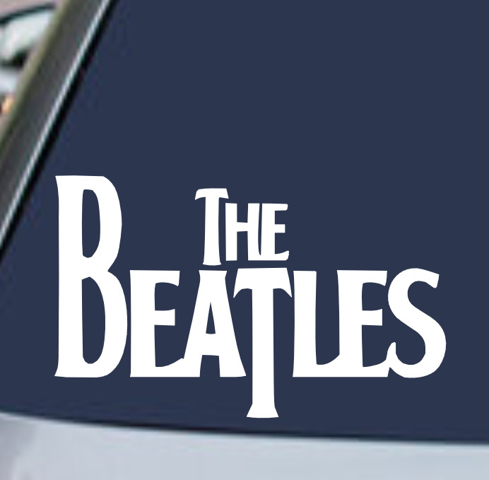THE BEATLES Vinyl Decal Sticker Car Rear Window Bumper ROCK MUSIC BAND LOGO JDM