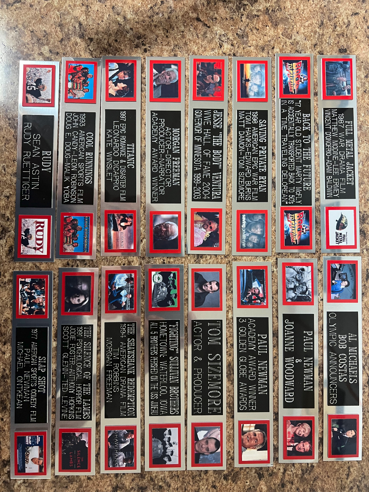 TITANIC (MOVIE) NAMEPLATE FOR SIGNED PHOTO/MEMORABILIA
