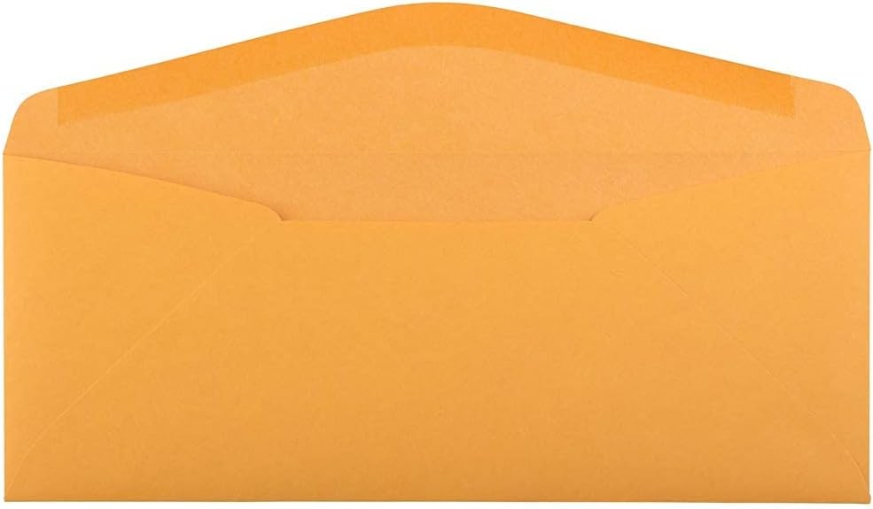 #11 Envelopes – 4 1/2 x 10 3/8 – Brown Kraft Manila – 50/Pack