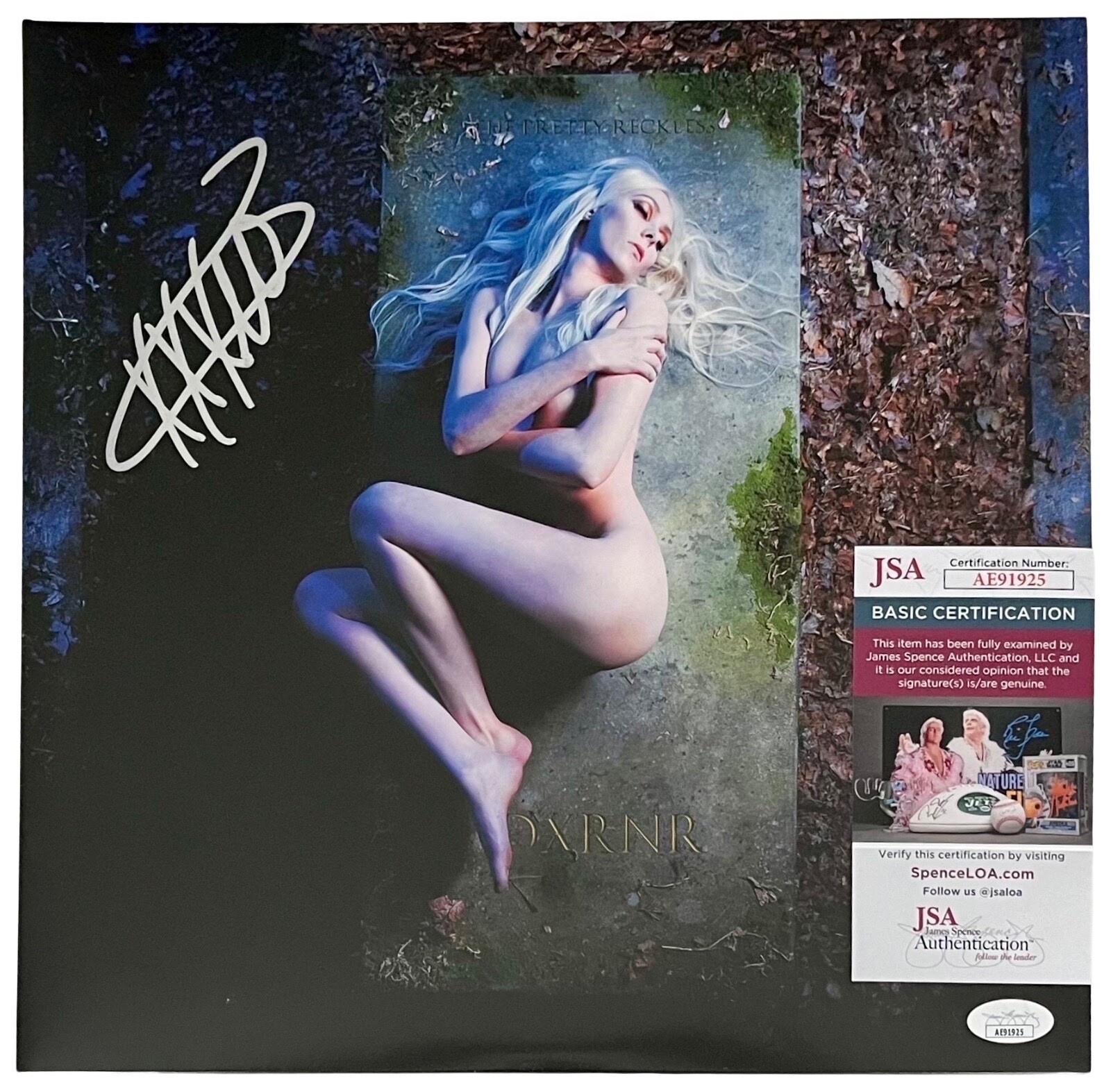 Taylor Momsen Signed The Pretty Reckless Death By Rock And Roll Vinyl Record JSA