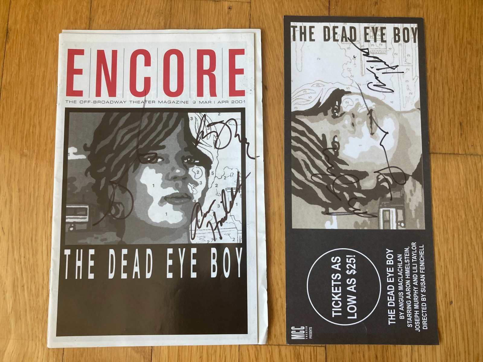 Lili Taylor + Cast Signed Autographed Dead Eye Boy Program + Postcard JG COA
