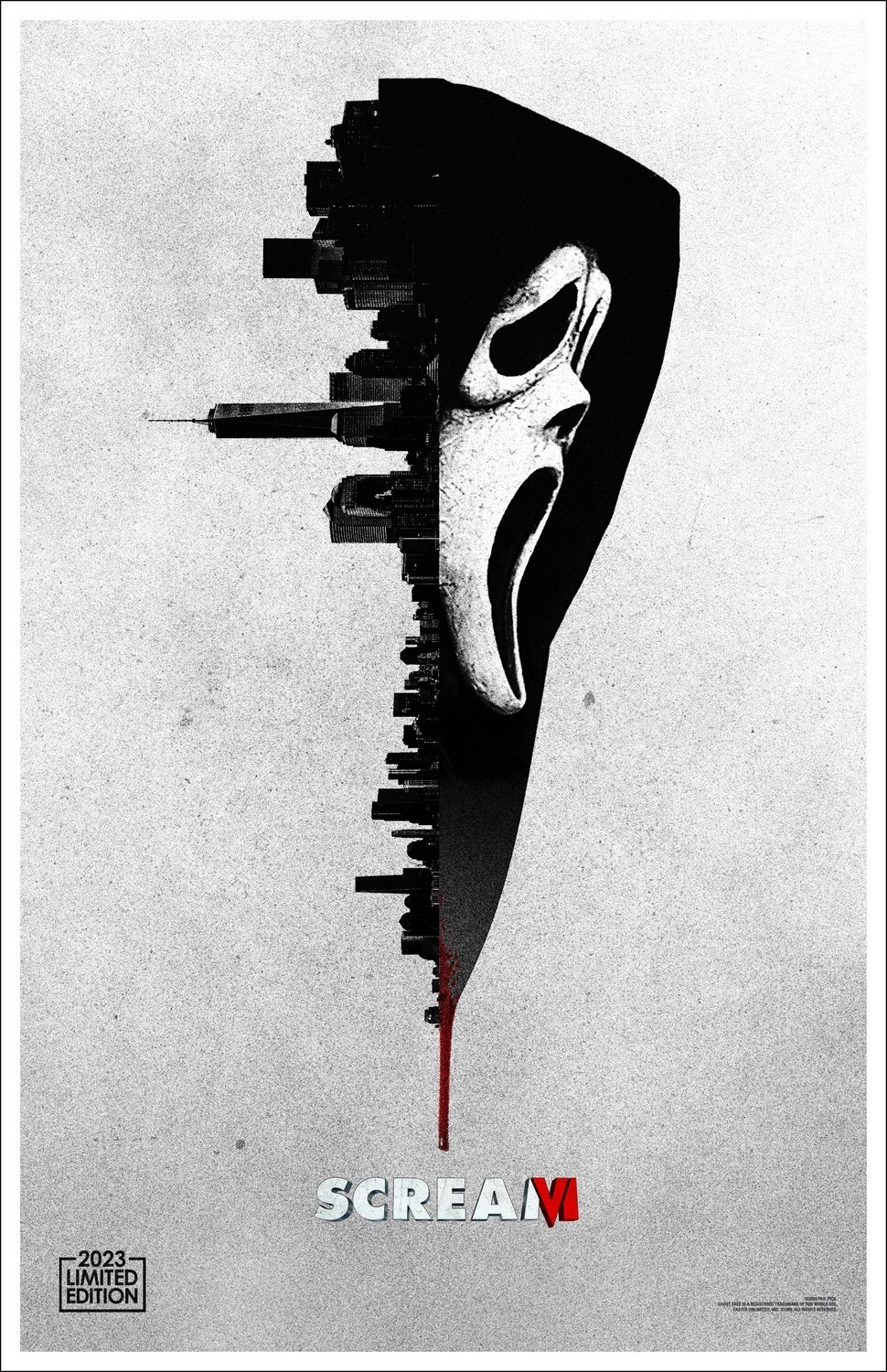 SCREAM VI Scream 6 2023 Original Promo Mini Movie Poster Courtney Cox J Ortega