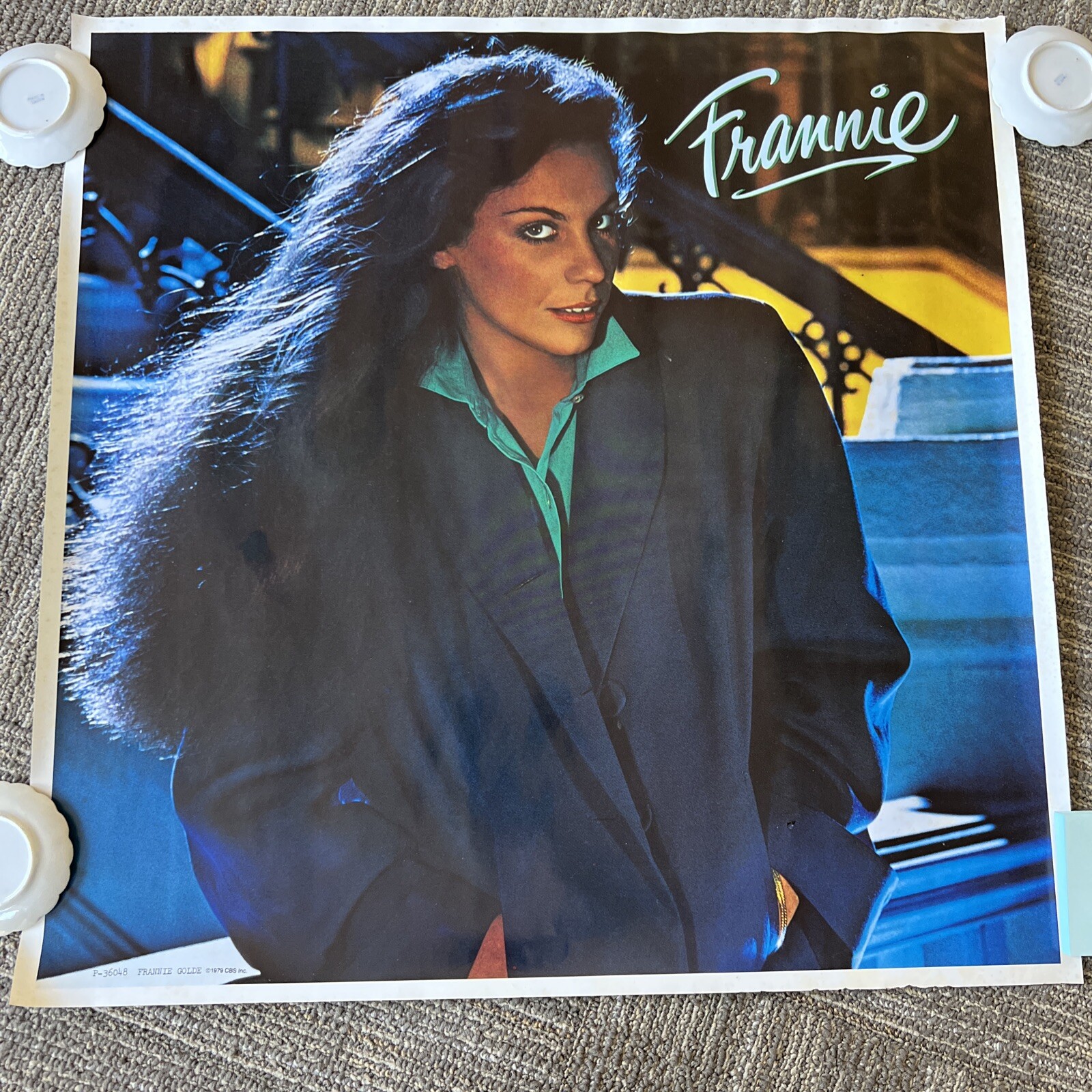 Vintage FRANNIE GOLDE FRANNIE 1979 PROMO LP Poster CBS Inc #28