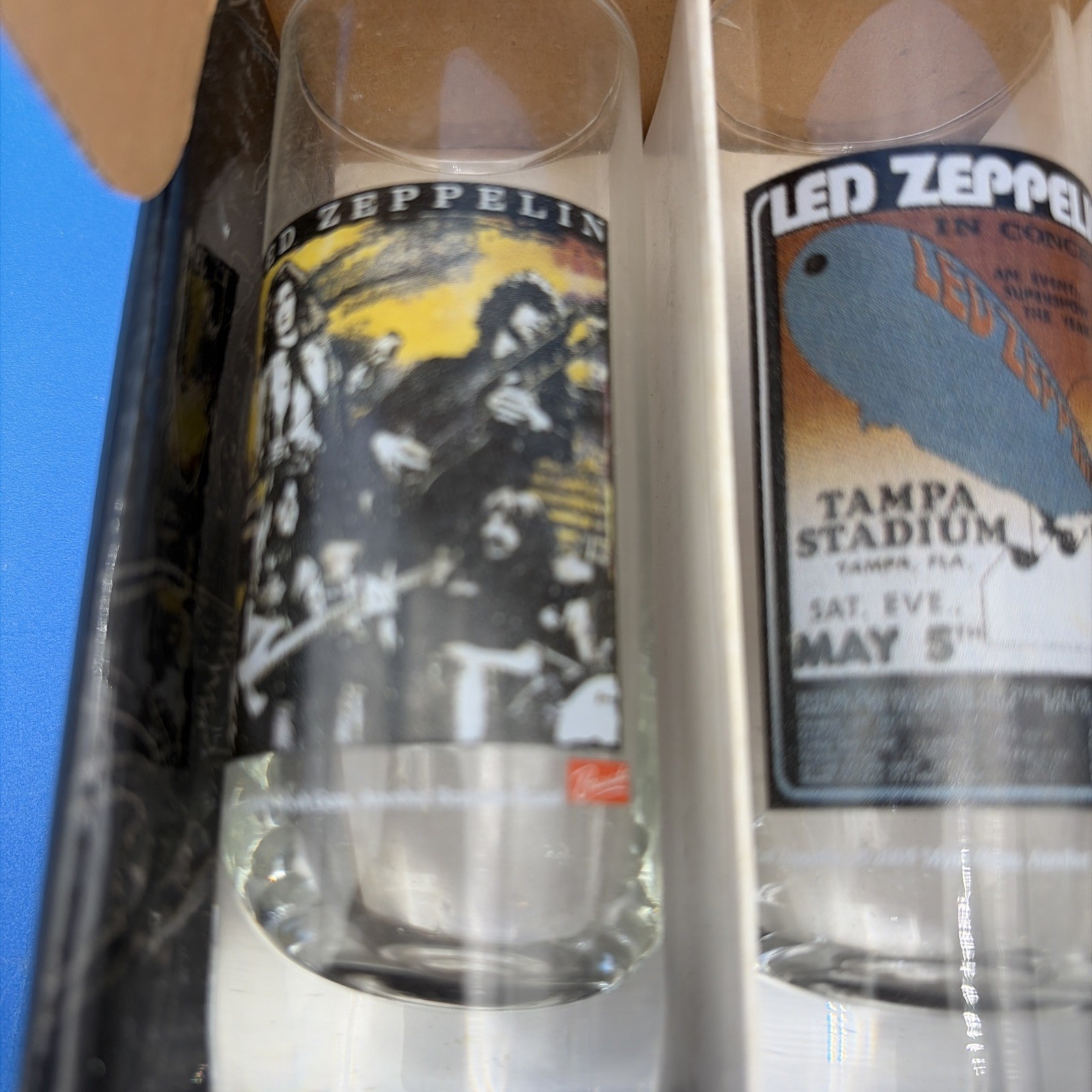 Evandale LED ZEPPELIN ZOSO 6 PC SET OF COLLECTORS SHOOTER GLASSES 2oz