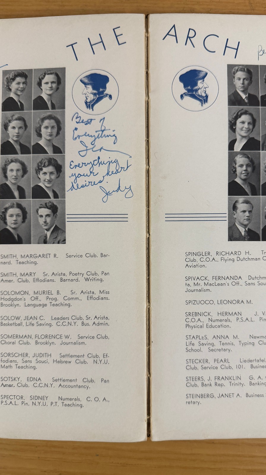 OSCAR BRAND Senior High School Yearbook FOLK SONGS