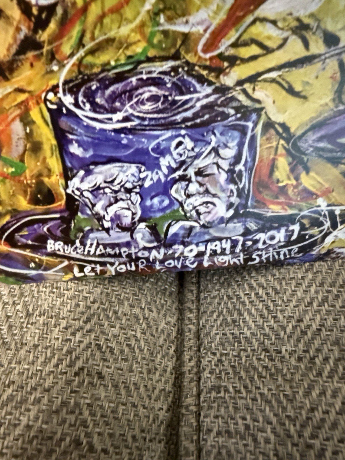 Scramble Campbell Col. Bruce Hampton Poster Let Your Lovelight Shine 2017 18X26