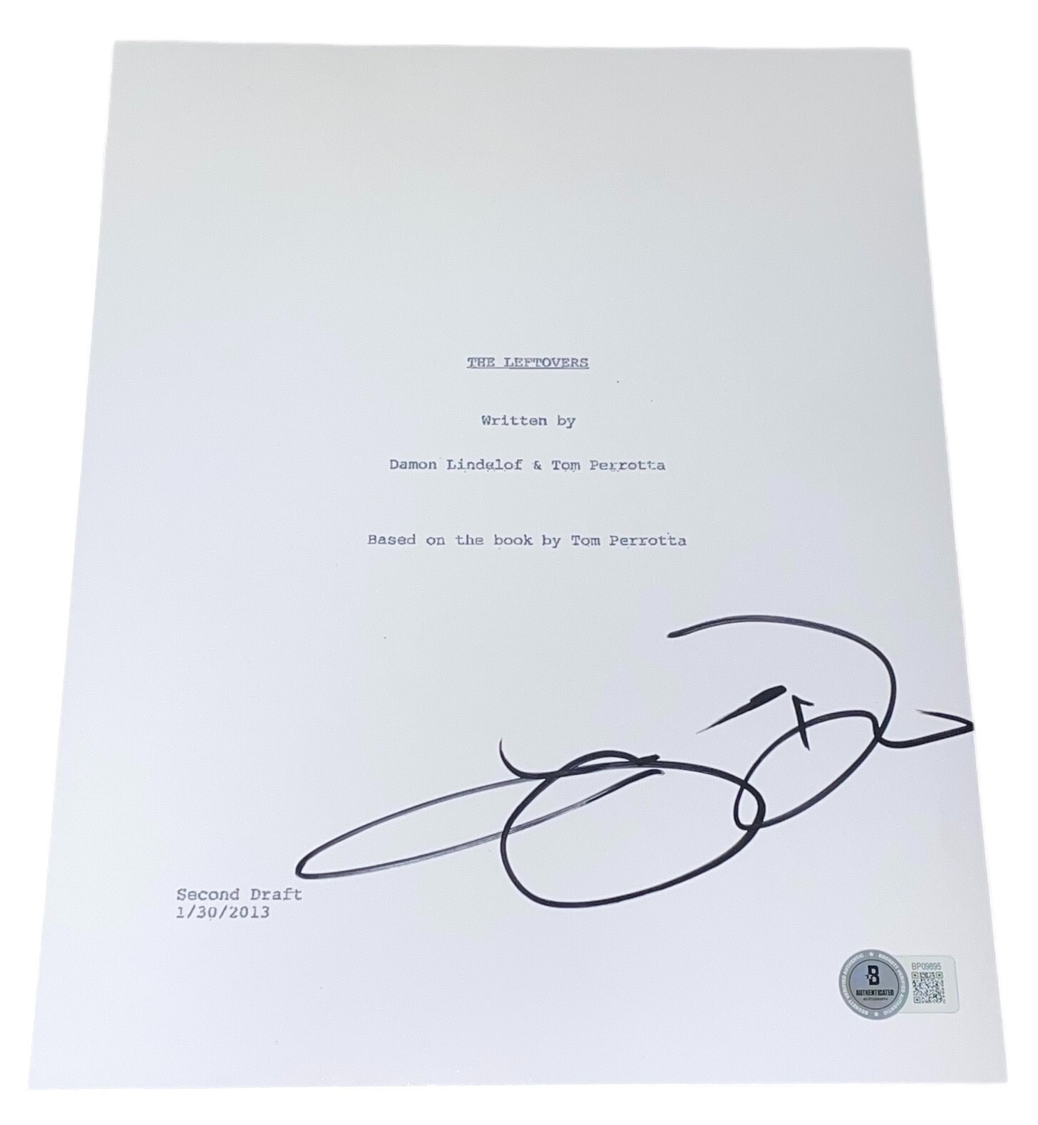 Justin Theroux Signed Autograph The Leftovers “Pilot” TV Episode Script Beckett