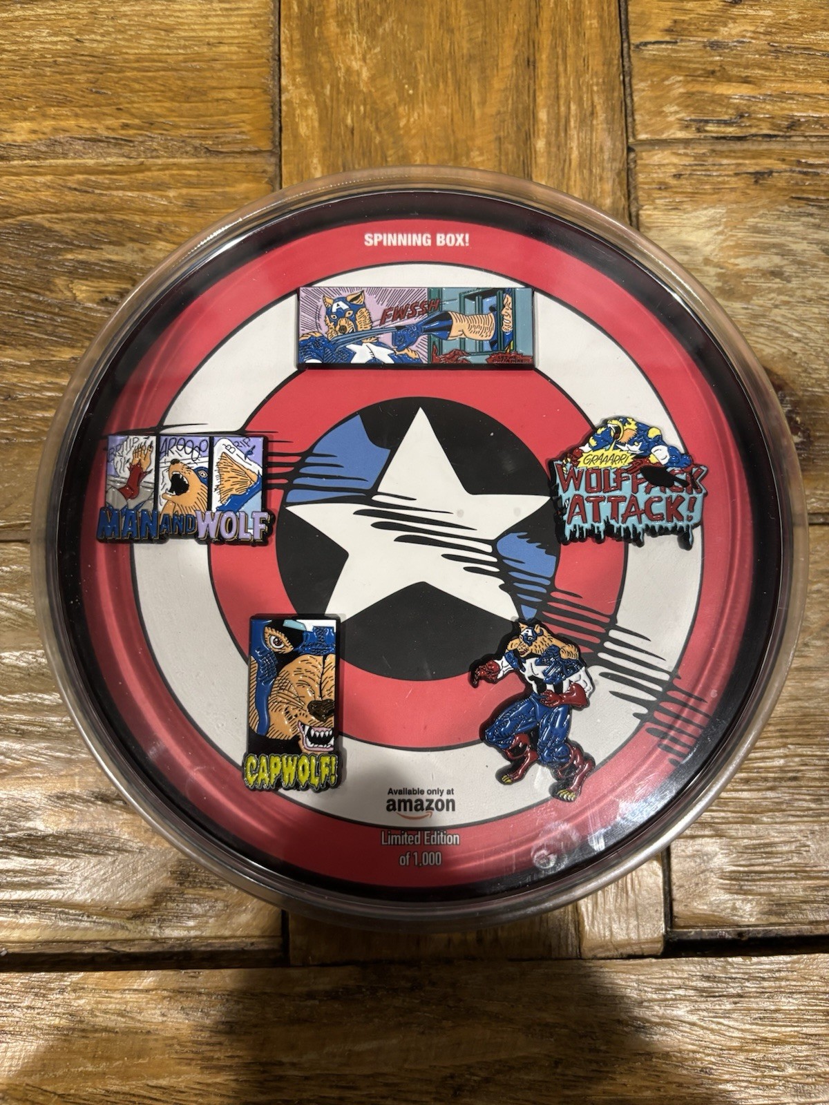 Werewolf Captain America Pin Set Nickel Plated Metal Base with Enamel Pin Set 5