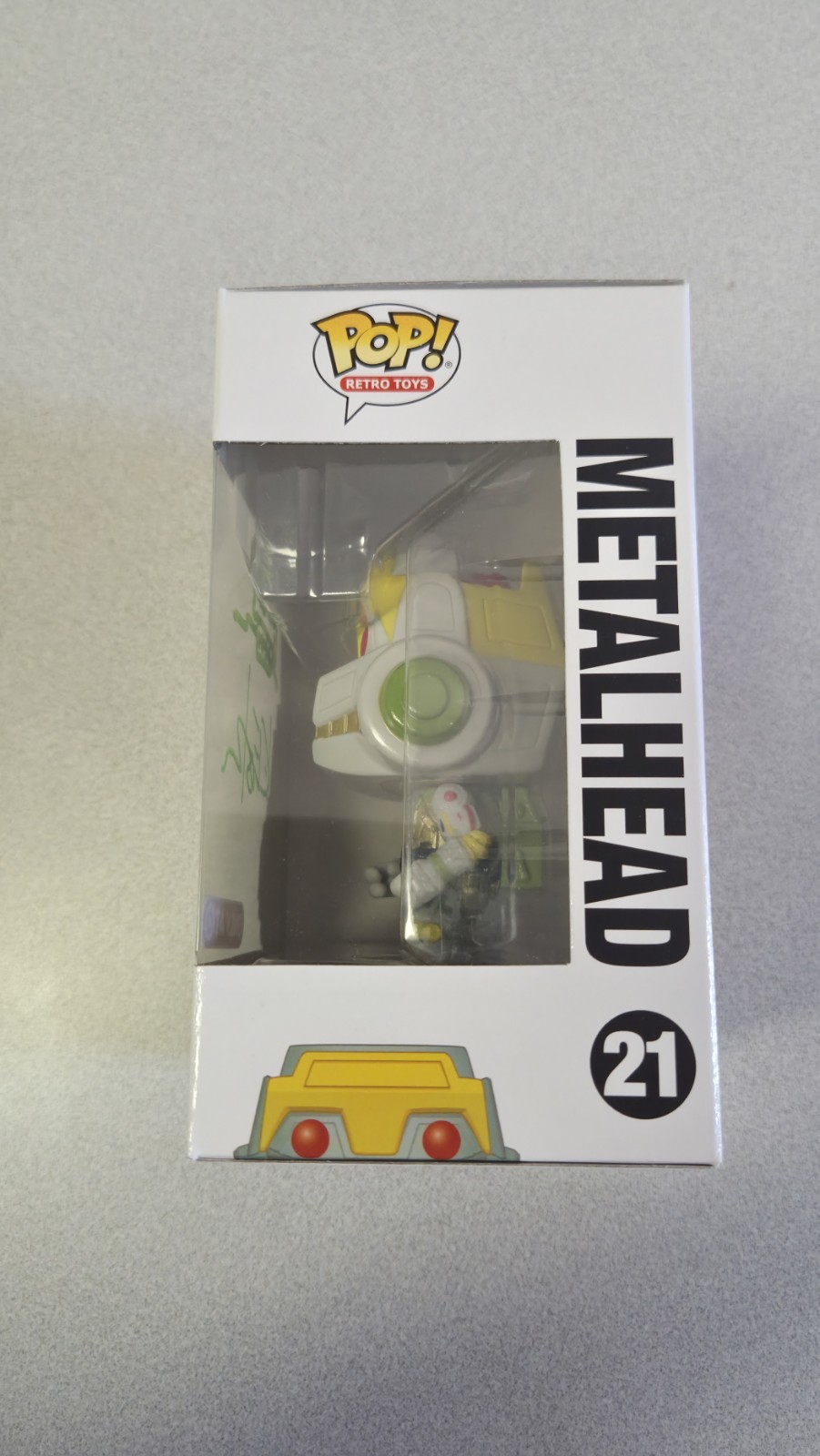 KEVIN EASTMAN TMNT METALHEAD 21 SIGNED FUNKO POP WITH REMARQUE PROTECTOR