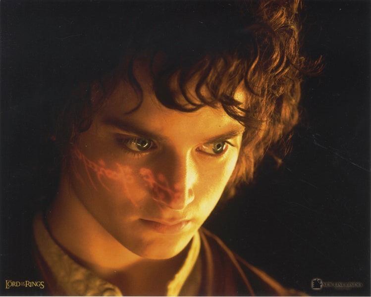 Lord of the Rings Elijah Wood Vintage 8×10 Color Photo New Line Cinema Stamped