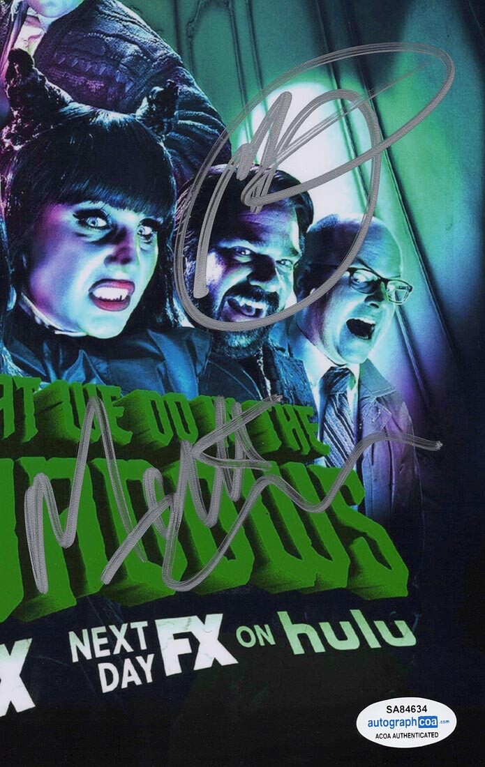 KAYVAN NOVAK Matt Berry MARK P signed WHAT WE DO IN THE SHADOWS 8×10 Photo ACOA
