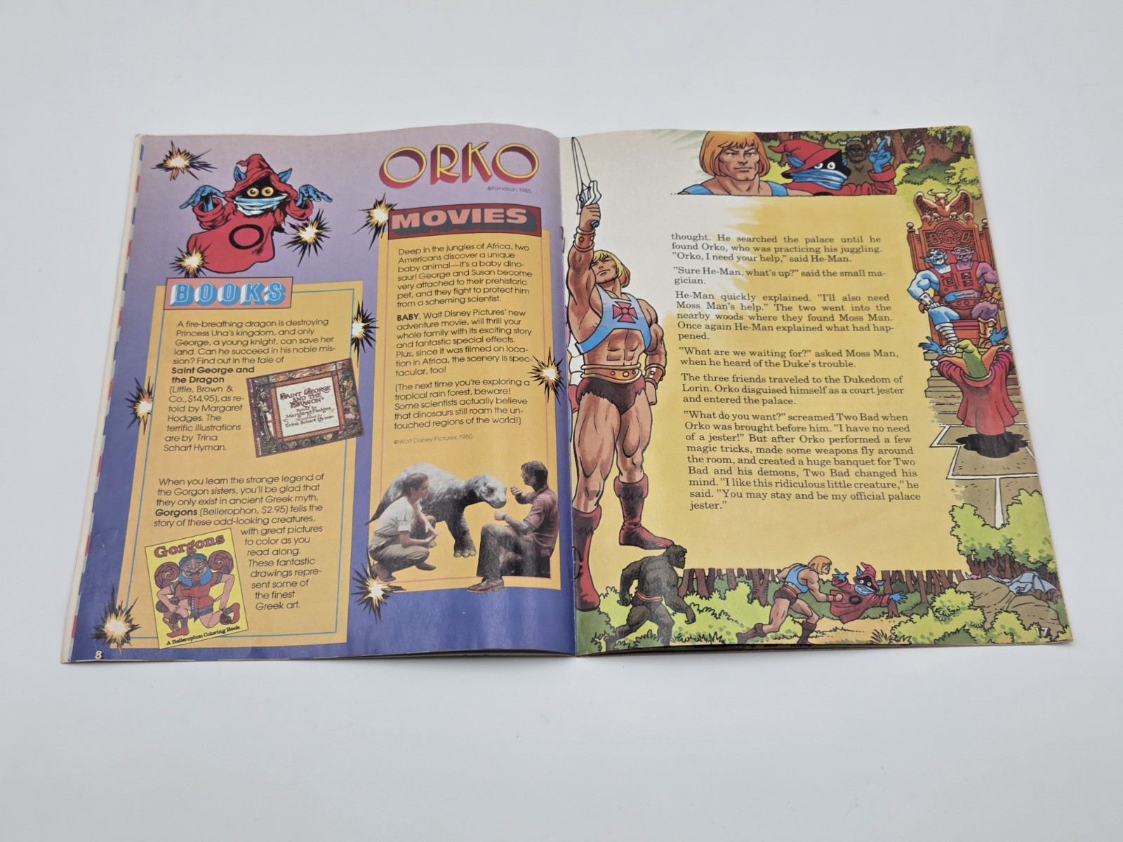 Vintage Spring 1985 He-Man and the Masters of the Universe Magazine – MOTU Read!