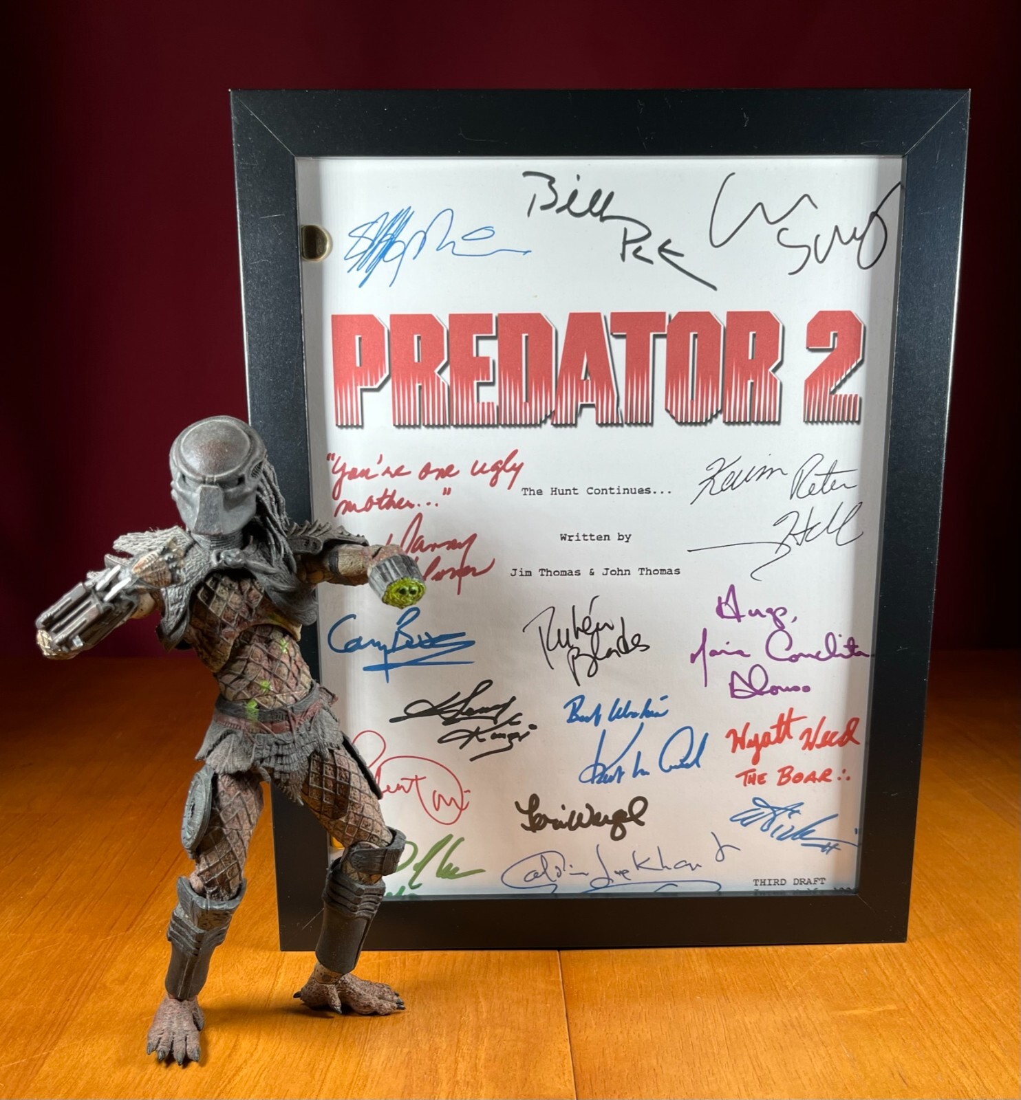 Predator 2 Script Signed- Autograph Reprints – Full Script – 108 Pages