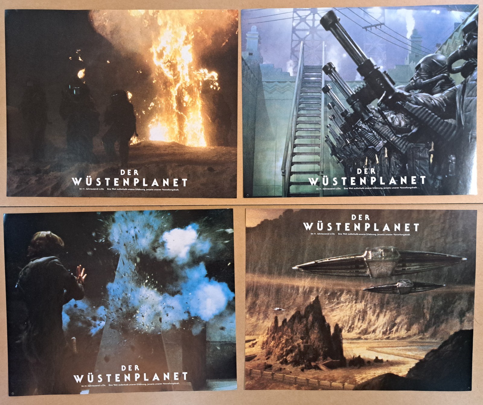 DUNE 20 German Lobby Cards & Program ’84 David Lynch , Kyle MacLachlan, Sting