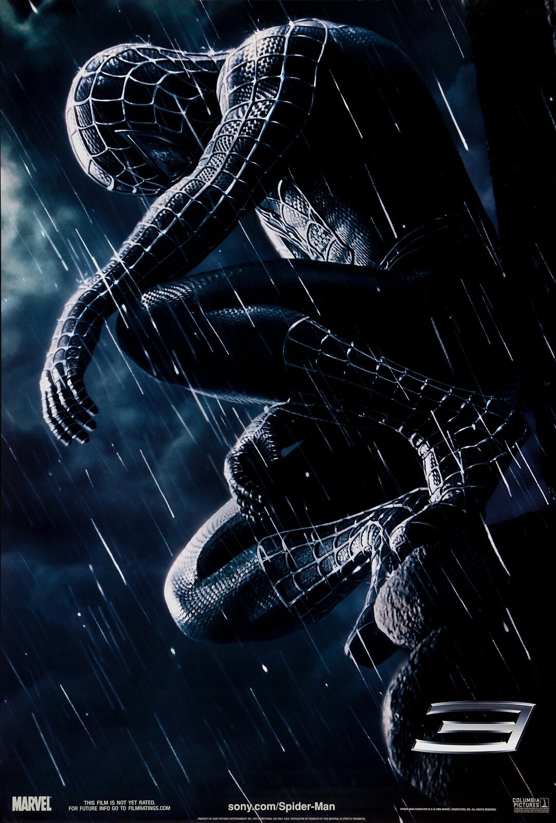 2007 Spiderman 3 Movie Poster 11X17 Peter Parker Tobey McGuire Marvel Comics🕷🍿