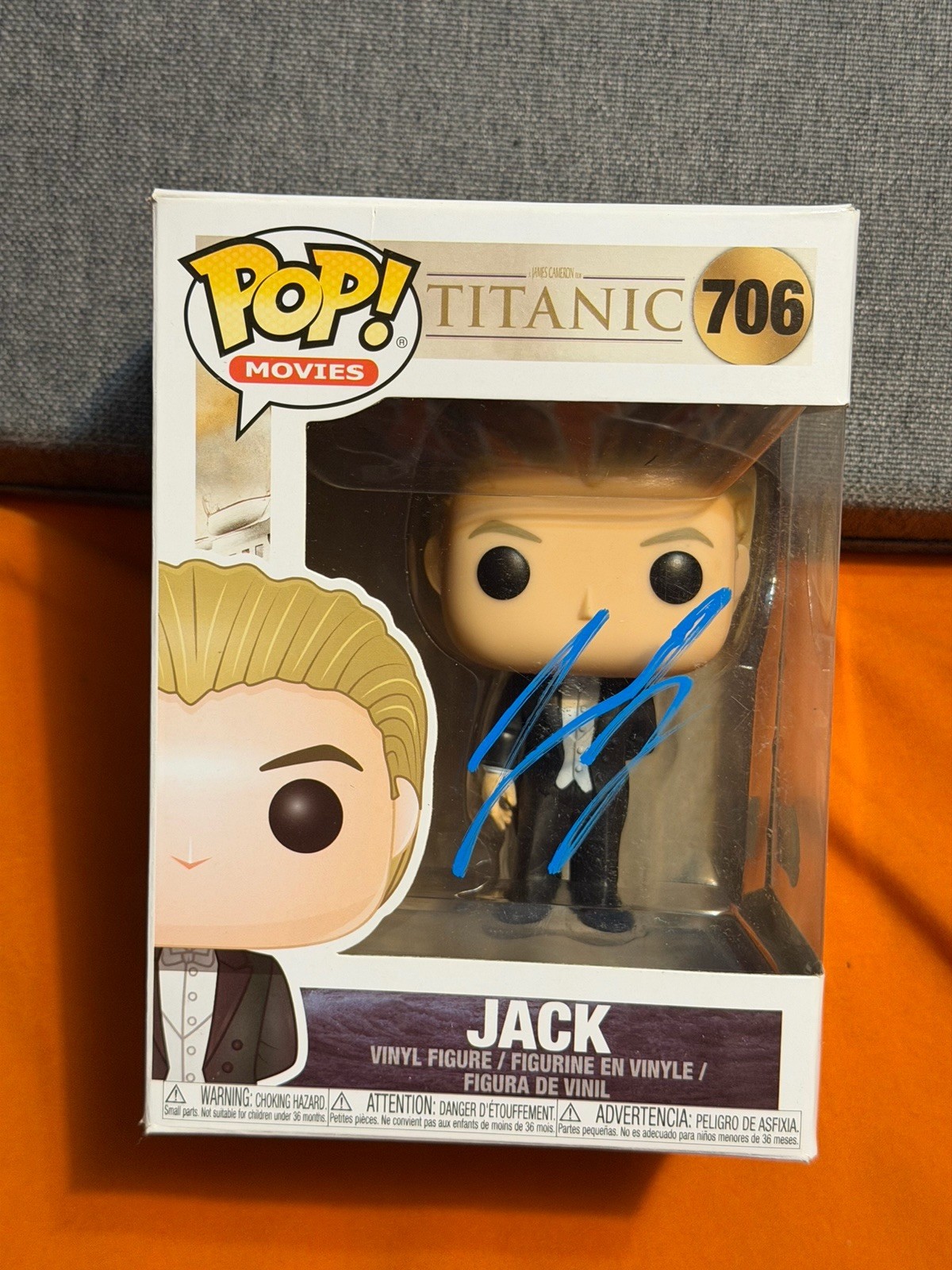 LEONARDO DICAPRIO Signed TITANIC FUNKO POP JACK BECKETT COA JAMES CAMERON