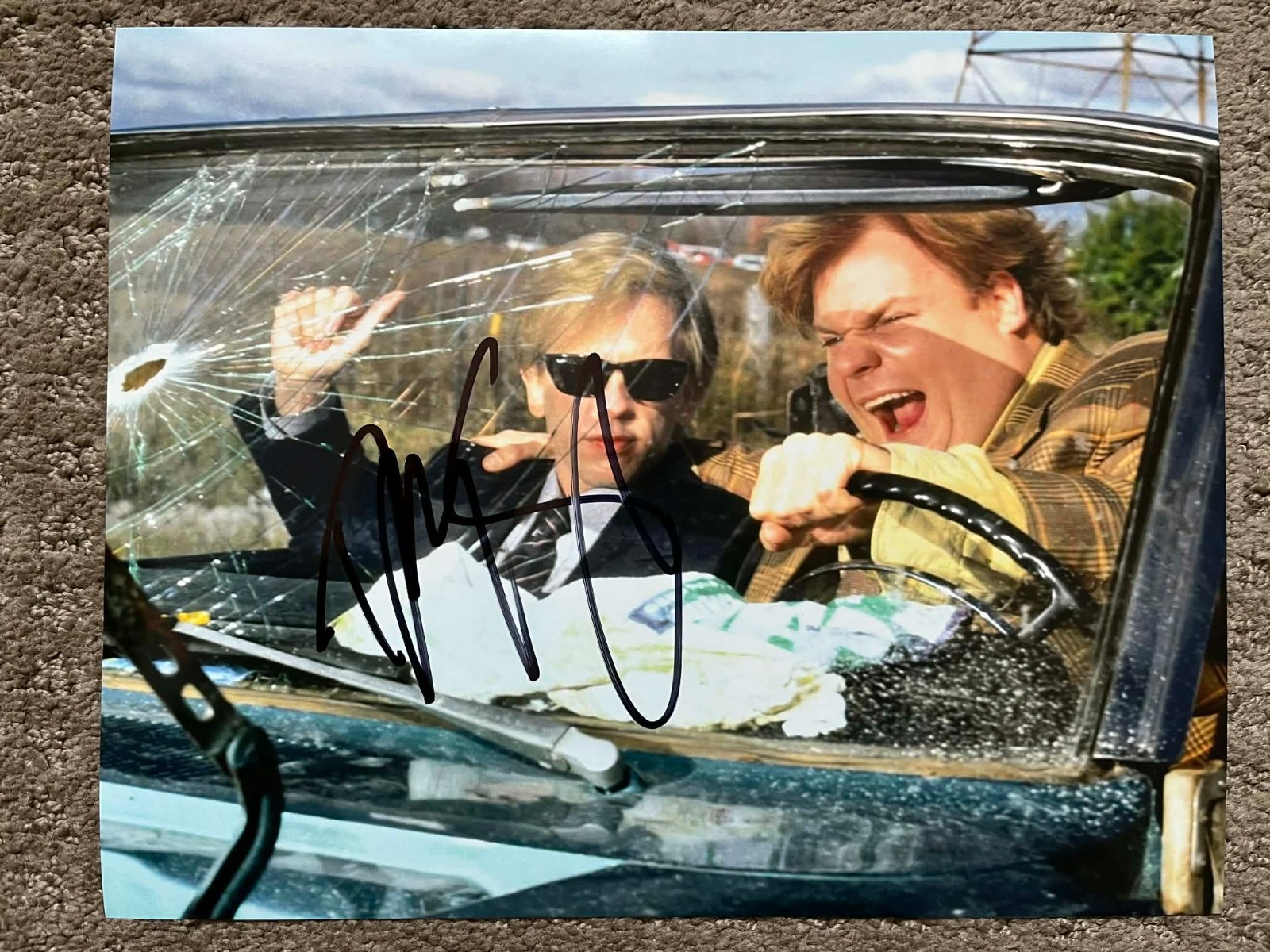 DAVID SPADE SIGNED 8X10 PHOTO TOMMY BOY PROOF AUTOGRAPH