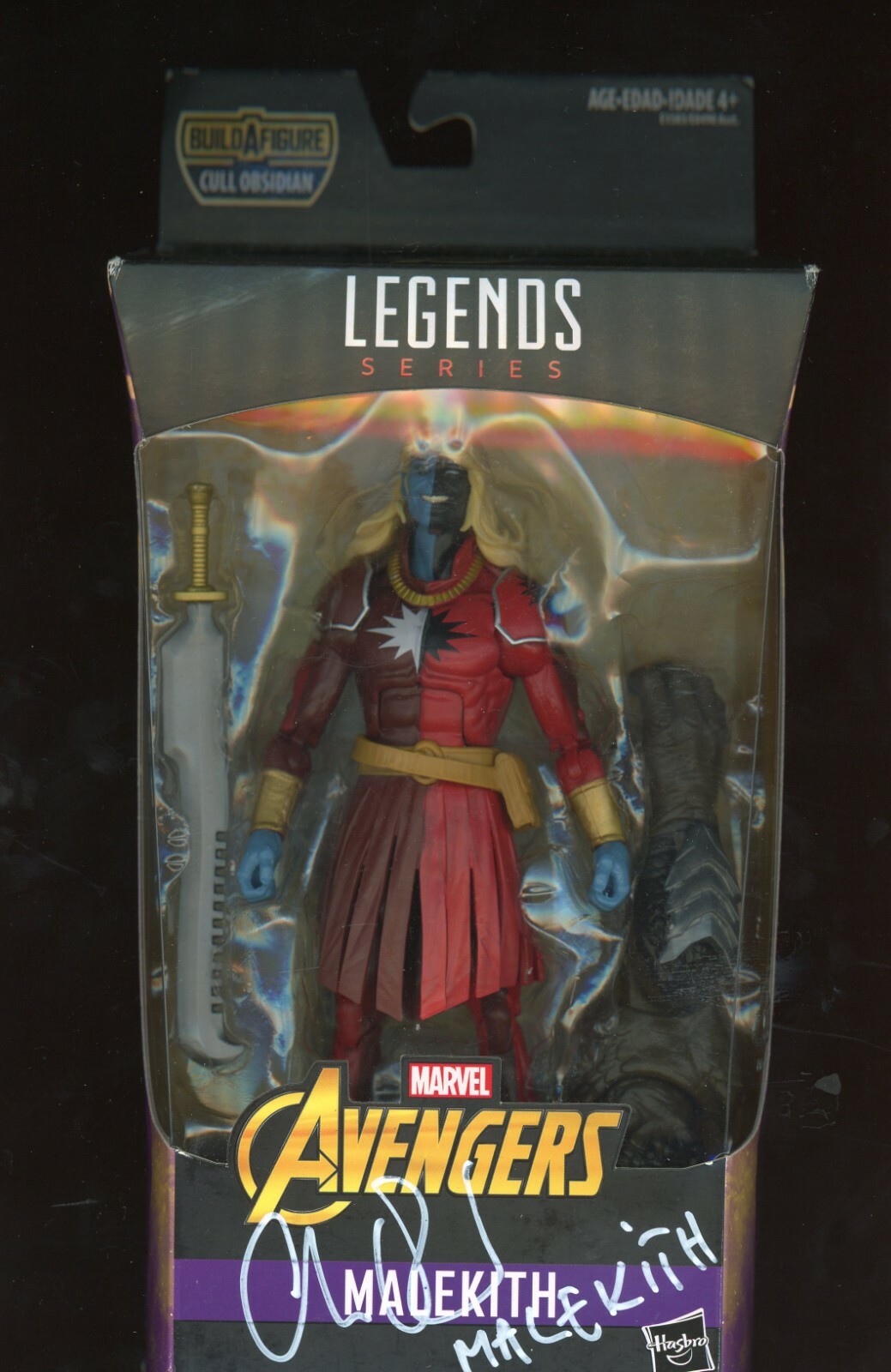 Christopher Eccleston Malekith Hasboro Marvel Figure Signed Auto Autograph COA