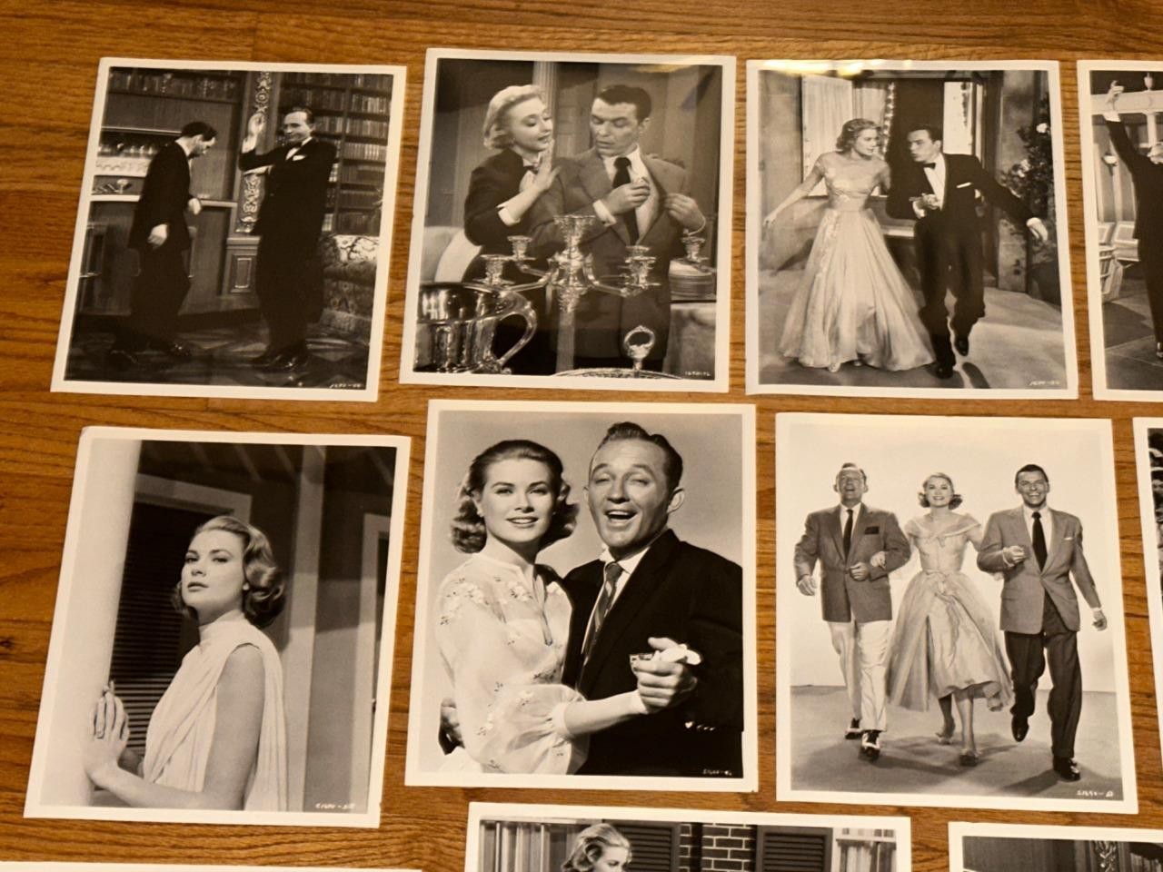 High Society (1956) Lot of 22 8×10 Press Kit Photos Crosby Grace Kelly Sinatra