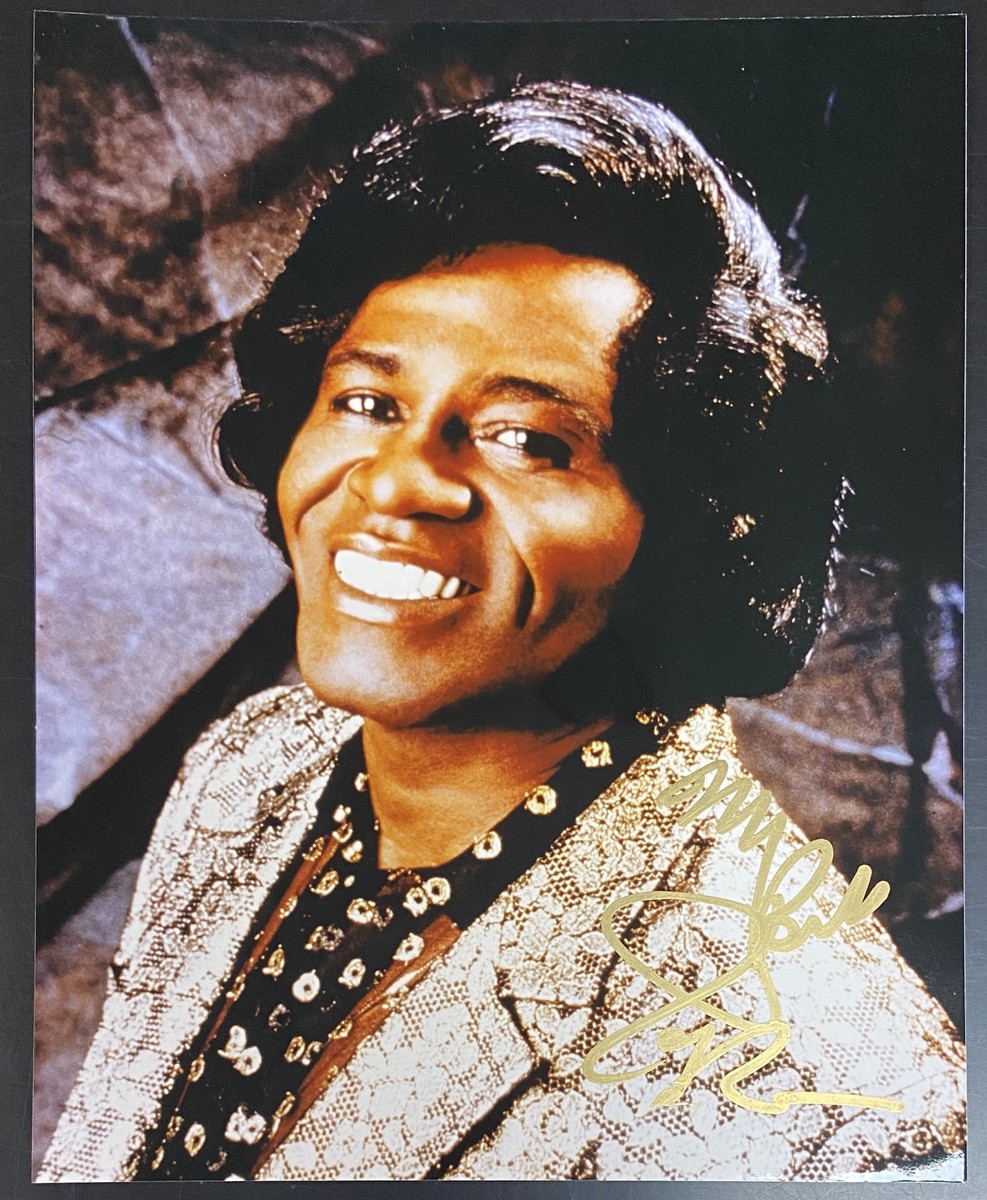 JAMES BROWN Autographed Signed 8×10 Color Photo
