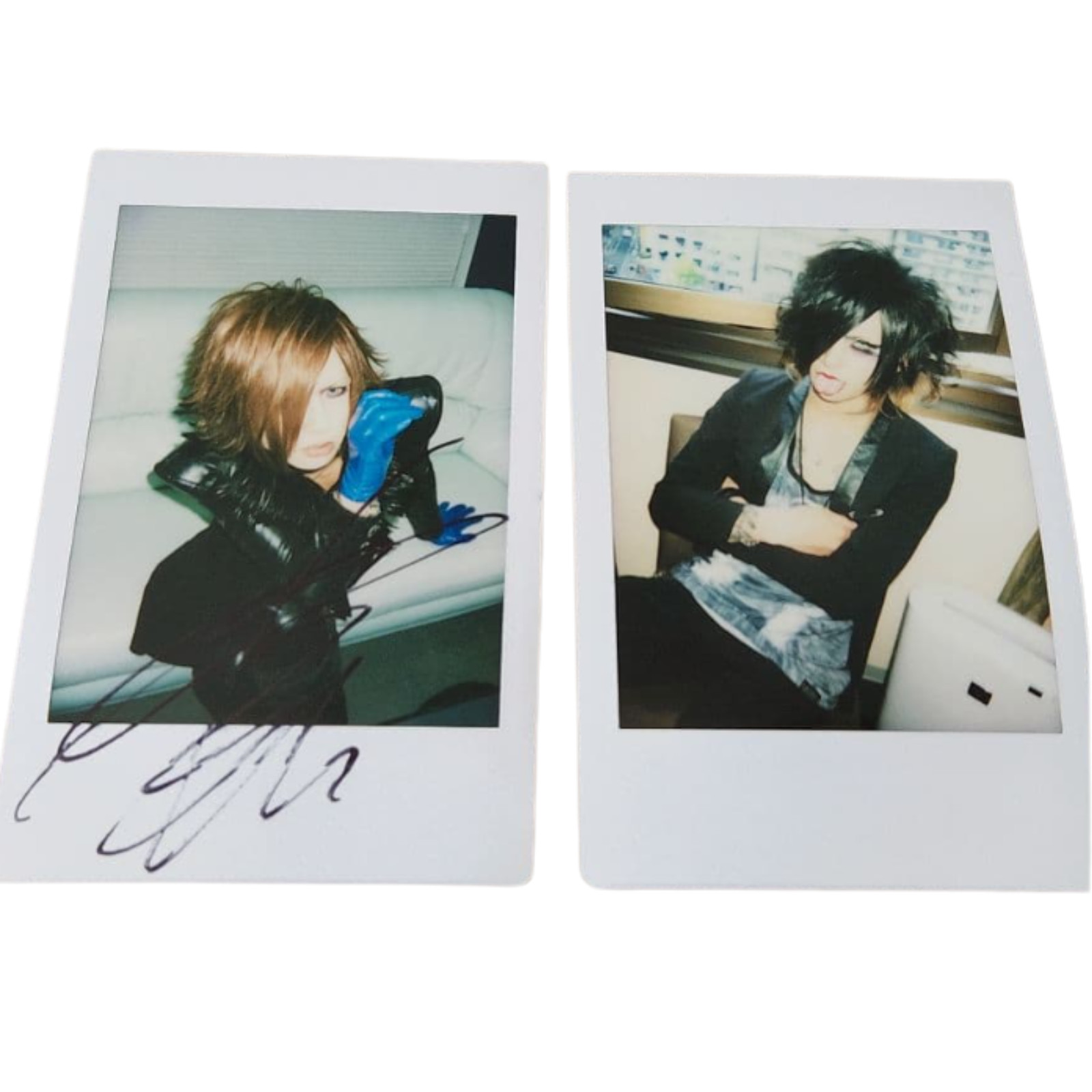 MEJIBRAY Tsuzuku Cheki Photo Lot of 2 Autograph Visual Kei Signed 8P-SB DRUGS