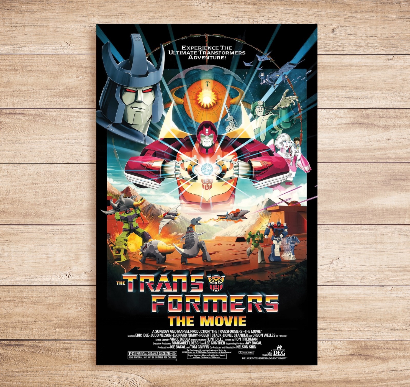 The Transformers – The Movie (1986, Alternate) 11×17 Movie POSTER Reproduction