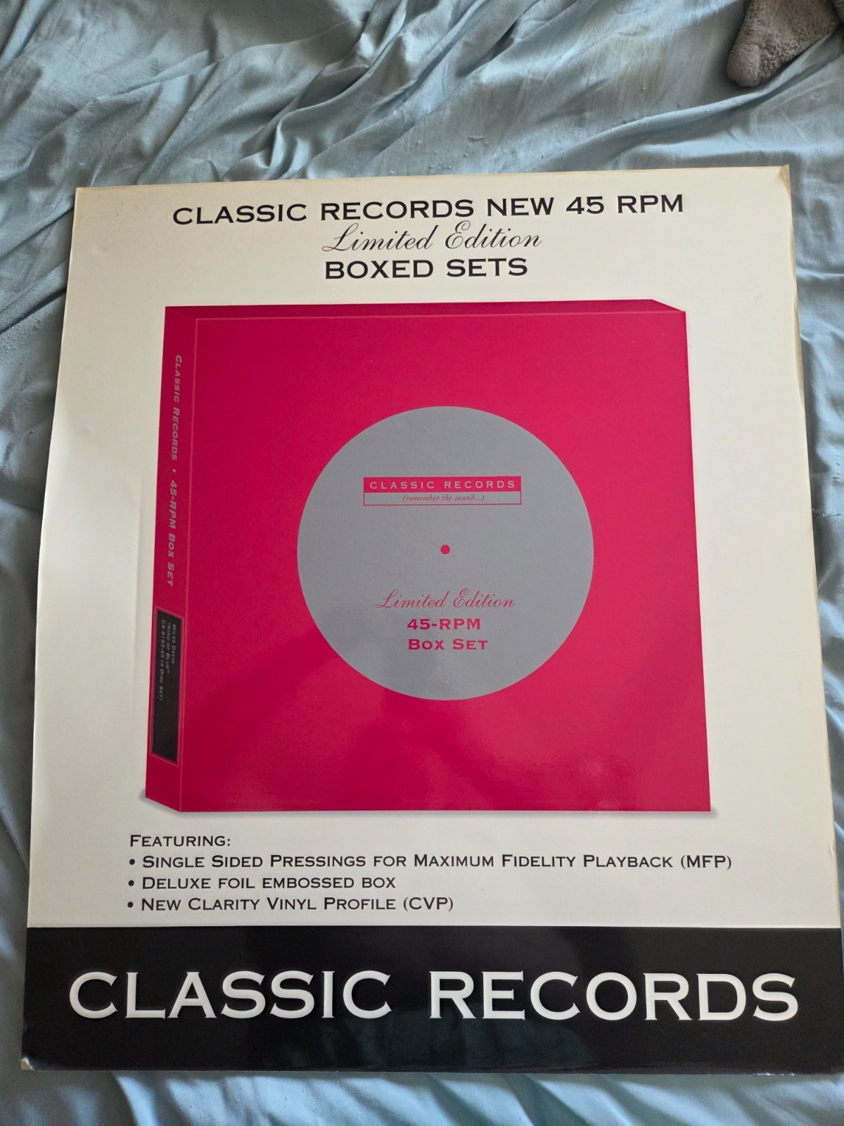 Classic Records Label Memorabilia – One Of A Kind – 45 RPM Box Set Promotional